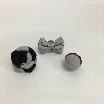 ふるさと納税 泉南市 ●ラペルピン3個(モノトーン系)&ポケットチーフセット |  | 01