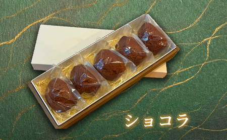 マドレーヌ(ショコラ・5個) ケーキ スイーツ バレンタイン 焼き菓子 洋菓子 ギフト 贈り物 プレゼント 京都府 【uj-FQ003-B】【洋菓子のお店Lumiere】