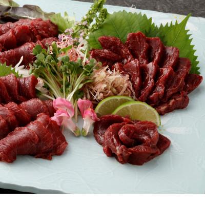 ふるさと納税 八代市 国産　赤身馬刺し560g(小分け約80g×7)(八代市)