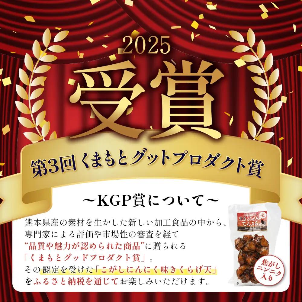 熊本グッドプロダクト賞 ! 生きくらげ入り てんぷら～焦がしニンニク入＆プレーン 4パック セット(各2P) 真空パック さつまあげ さつま揚げ つけあげ きくらげ キクラゲ 木耳 魚介 熊本県 多良