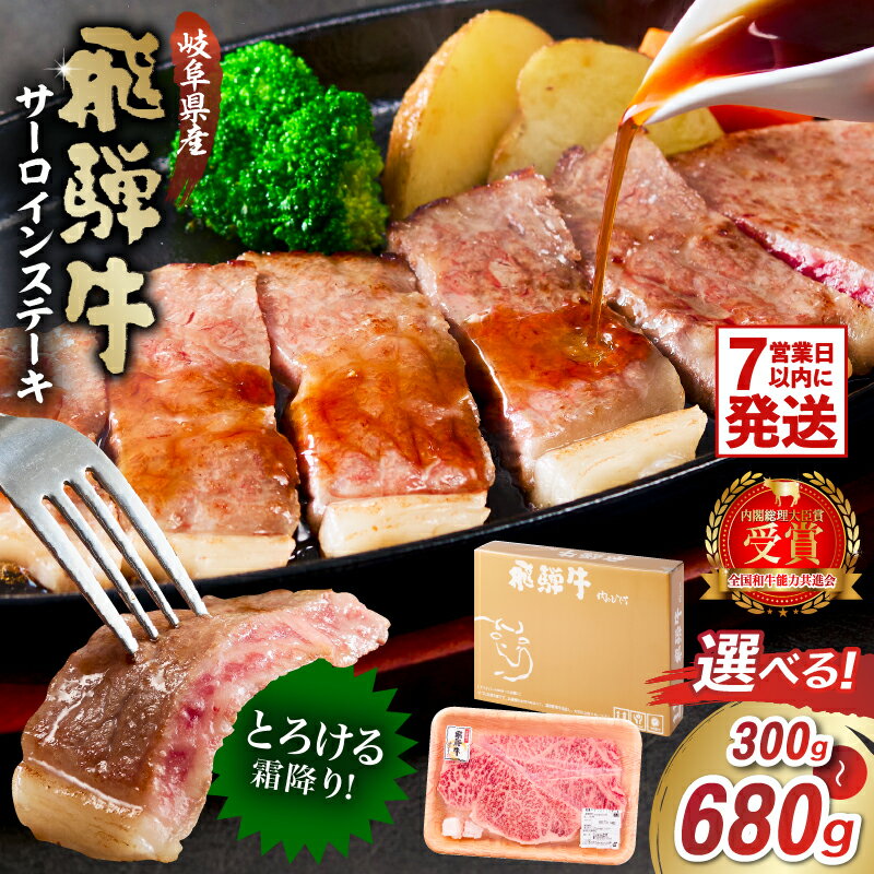 【ふるさと納税】 【容量が選べる】飛騨牛 サーロインステーキ 岐阜県 可児市 牛肉 霜降り ブランド キャンプ アウトドア 贈り物 ギフト 贈答 冷凍 国産牛 A4 A5 ステーキ肉 サーロイン グルメ イベント お中元 御中元 お歳暮 御歳暮 肉のひぐち 送料無料