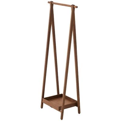 ふるさと納税 旭川市 旭川家具　cosine　ドレスラックとトレーのセット　ウォルナット【複数個口で配送】_00086