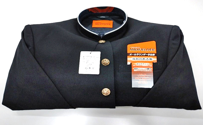 トンボ学生服　ミッドフィルダー上衣　160A