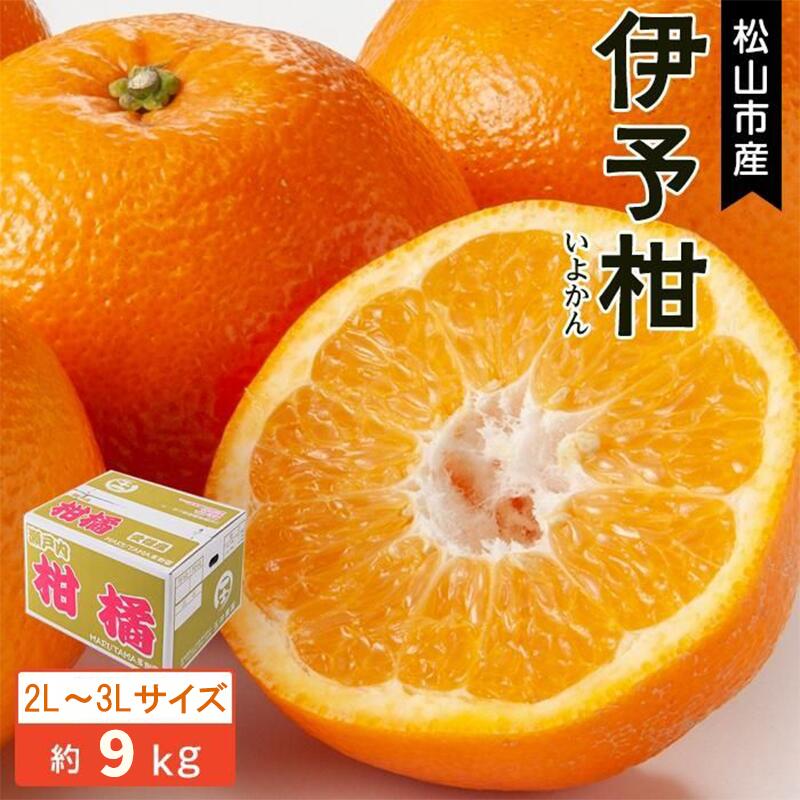 【ふるさと納税】 ★発送は1月中旬～★松山市産 伊予柑 秀品 2L～3Lサイズ （9kg）愛媛産 国産 愛媛みかん 愛媛蜜柑 愛媛ミカン みかん ミカン mikan 蜜柑 柑橘 フルーツ 果物 くだもの お取り寄せ 産地直送 数量限定 人気 おすすめ 愛媛県 松山市 フジ・アグリフーズ