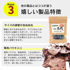 国産 ふわジャーキー 犬用おやつ（馬肉）20g×30袋_犬用 おやつ 20g × 30袋 セット内容 馬肉 ジャーキー 全犬種用 パウチ入り 肉 素材の旨味 無着色 高たんぱく質 やわらかい 厳選 ち