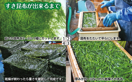 【年内発送】 北緯40度ふだいのすき昆布（便利な食べきりサイズ） 三陸 昆布 年内配送 年内お届け