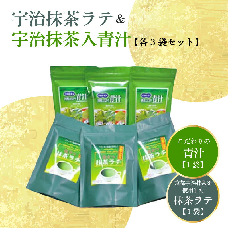 【ふるさと納税】《レビューキャンペーン》宇治抹茶ラテ&宇治抹茶入青汁セットB 手軽 風味豊か スティック包装 手軽 香楽園製茶