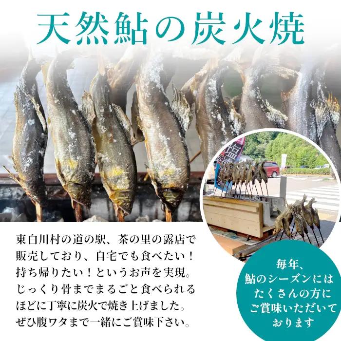 清流白川 天然鮎塩焼き 5尾 冷凍 鮎 あゆ アユ 川魚 焼き魚 炭火焼 塩焼き 清流 魚介 和食 おかず おつまみ グルメ 食品 川釣り 冷凍 急速冷凍 真空パック レンチン 簡単 お手軽 岐阜県産