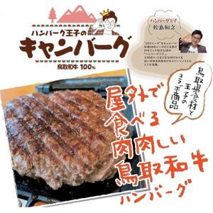 キャンバーグ300g×2個(鳥取和牛100%キャンプ用ハンバーグ)【配送不可地域：離島】【1682805】
