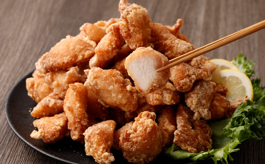 【定期便6回】【訳あり】くまから本舗の国産鶏から揚げ 約200g×5パック