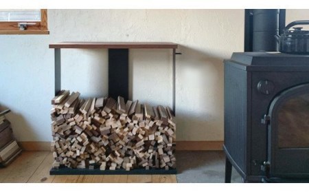 Firewood Shelf 薪棚〈樹種：ウォールナット〉Mサイズ（22040003）