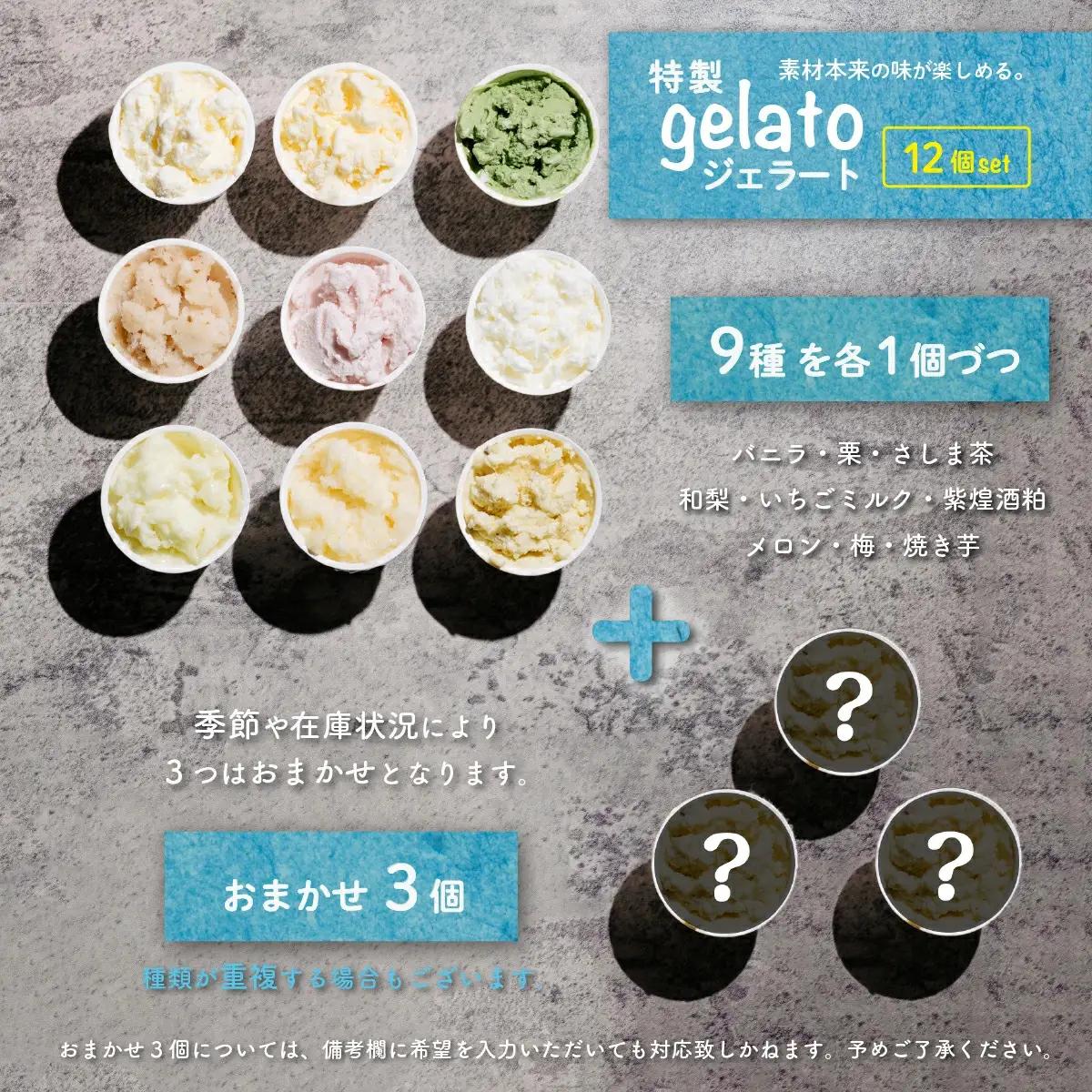 ジェラート 12個 アイス 詰め合わせ ジェラート