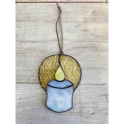 ふるさと納税 静岡市 ステンドグラス　オーナメント　キャンドル |  | 01