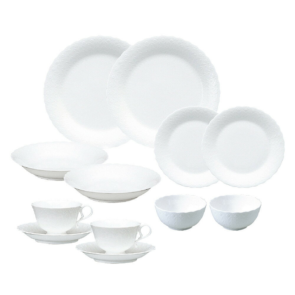 【ふるさと納税】ナルミ HAPPY BAG シルキーホワイト 10点セット 2人用 9968-24465NT