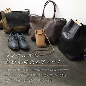 MESSENGER（鹿革メッセンジャーバッグ）NV×BK（ネイビー×ブラック） バック 鹿革 メッセンジャーバッグ レザー MESSENGER ネイビー×ブラック ジェンダーレス 男女兼用 アップサイ