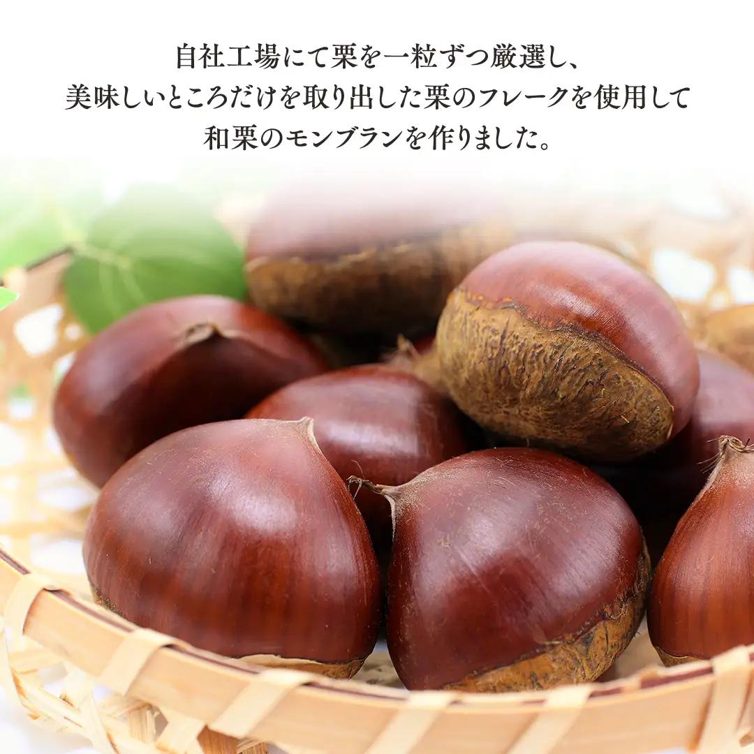 筑波 栗 の プチ モンブラン 約20g × 4個 和栗 和栗ペースト マロン クリーム 菓子 スイーツ オリジナル 洋菓子 和菓子 和スイーツ [EK013sa]