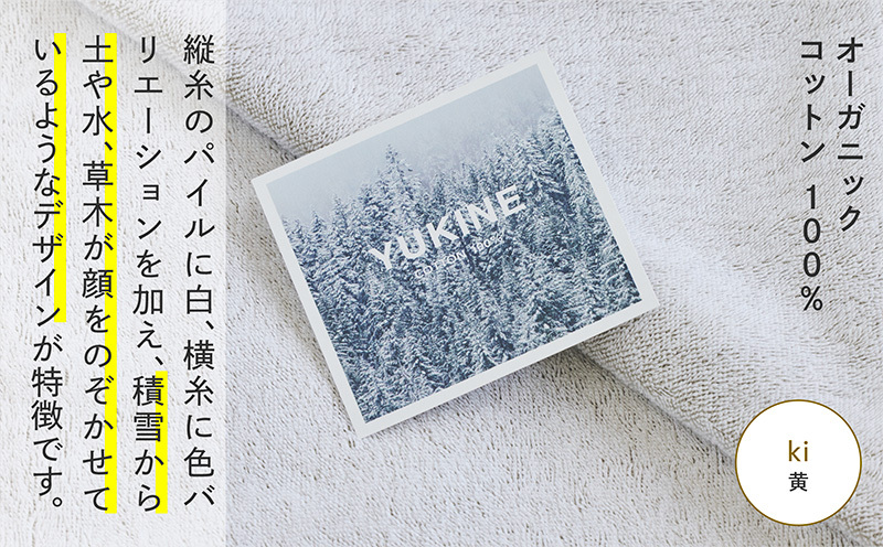 SHINTO TOWEL「ユキネ・バスマット＆バスタオル」ki（黄）オーガニックコットン100% G3075_イメージ5