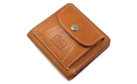 VanNuys オールインワン折り畳みコンパクトウォレット ファッション小物 財布 キャメル ブラック ブラウン 日本製 収納  ビンテージブラウン