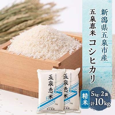 ふるさと納税 五泉市 【先行受付】令和7年産 新米 新潟県産 特別栽培米 コシヒカリ 精米 10kg(5kg×2袋)