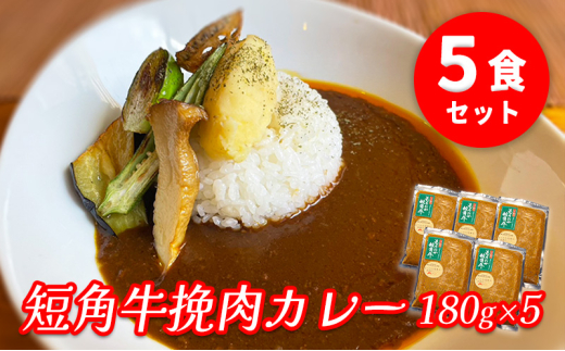 もりおか短角牛 ひき肉カレー 5食 セット ブランド和牛 大人のカレー カレー 牛カレー カレーライス ひき肉 お店の味 惣菜 おかず 夕食 ごはん 家族 お手軽 簡単調理 挽肉 curry かれー 小分け 個包装 岩手県 盛岡 パイオニアファーム 株式会社トゥレイス