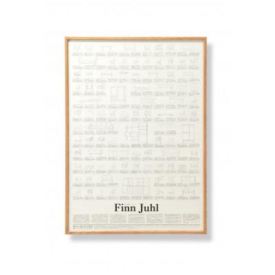 ふるさと納税 旭川市 旭川家具 フレーム×織田コレクション図録ポスター B1 Finn Juhl_03431