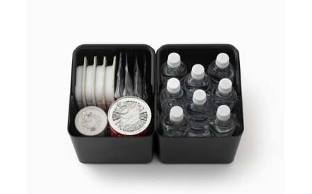 ハンドル付きストックケース ワイド 2個組　LBK-52 2P  ホワイト (3色からお好きなカラーが選べる)  葛城市 ライクイット like-it【like103-1】