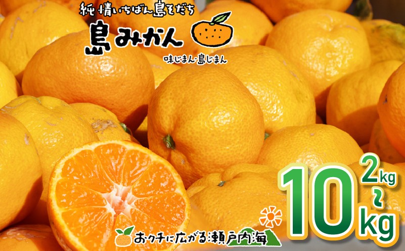 
                  温州みかん 2kg / 3kg / 5kg / 10kg 愛媛 中島産 希望の島 家庭用 【2026年11月下旬頃から順次発送】 みかん 柑橘 愛媛県産  中島 みかん 温州みかん 島みかん 蜜柑 温州みかん ミカン みかん 旬 温州みかん 島ミカン 青果物 みかん 温州みかん 中島産のみかん 柑橘 かんきつ 蜜柑 フルーツ デザート 人気のミカン 人気みかん 瀬戸内海のみかん
                
