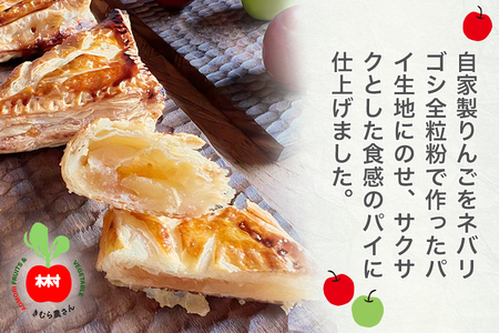 木村農産のアップルパイ「いわきさん」と「つがるへいや」セット｜青森県産 アップルパイ つがる リンゴ 林檎 お菓子 焼き菓子 菓子 おやつ スイーツ [0756]