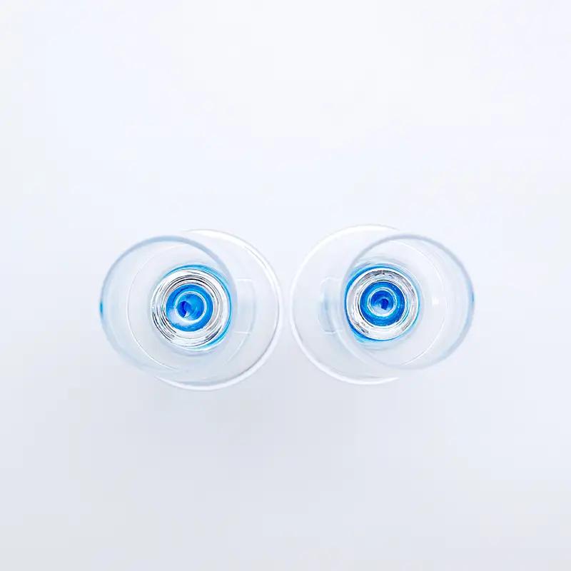 ＜ガラス作家 橋本倫礼＞ペアシャンパングラス「清流」 硝子 ガラス シャンパングラス ペア シャンパン グラス 橋本倫礼 贈り物 ギフト F6L-1249