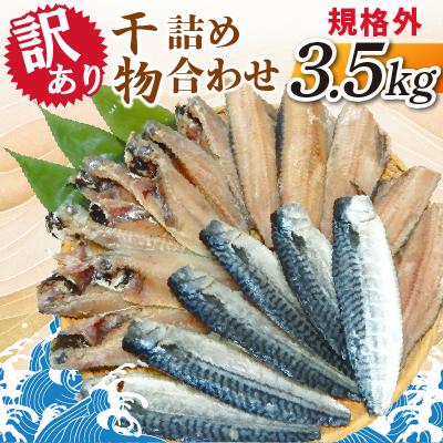 ふるさと納税 神栖市 【訳あり】規格外　干物詰め合わせ　3.5kg