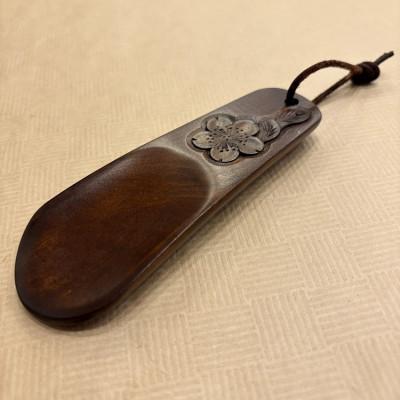 ふるさと納税 長野県 携帯靴べら(軽井沢彫・長野県伝統的工芸品)