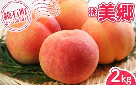 ＜先行予約＞福島県産 甘くてジューシー 桃 美郷 2kg （7玉～10玉） もも フルーツ 果物 F6Q-350