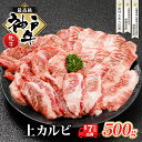 【ふるさと納税】【最短7日以内発送】 神戸ビーフ 神戸牛 牝 上カルビ 焼肉 500g 川岸畜産 冷凍 肉 牛肉 すぐ届く　【 お肉 牛肉 和牛 食材 グルメ ブランド牛 日本産 国産 夕飯 晩御飯 夜ごはん 】