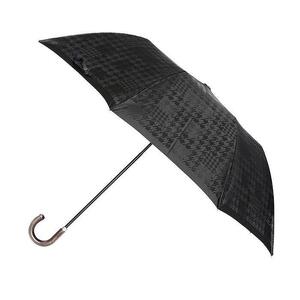 槙田商店【紳士折りたたみ傘】monotone 千鳥チェック《晴雨兼用》