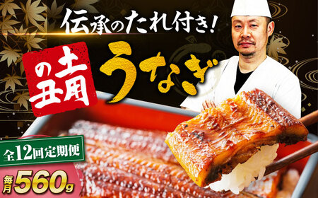 鰻 定期便【全12回】（2尾×2箱）鰻[AGAH021]