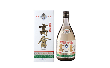 奄美黒糖焼酎 高倉 30度（720ml×6本） 黒糖 焼酎