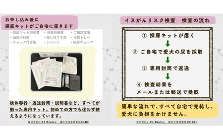 イヌ がんリスク検査【大切な家族のために】&nbsp;ペット 検査キット 早期発見 岐阜市 / 株式会社e-NA Biotec[ANHE002]