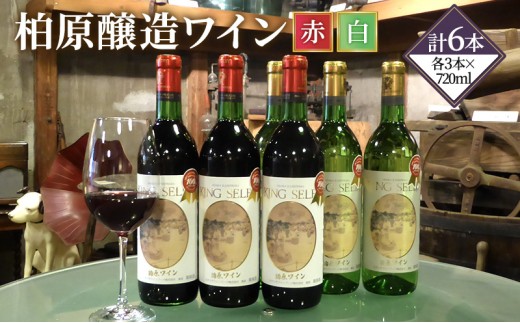
ワイン 柏原醸造ワイン 赤 白 辛口 6本 セット お楽しみ 詰め合わせ 酒 お酒 赤ワイン 白ワイン 国産 アルコール
