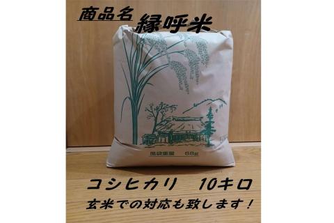 【令和7年度産】浜田市旭町産コシヒカリ～良縁・縁呼米～10キロ＜2025年10月15日より発送予定＞ こしひかり お米 白米 玄米 選べる 常温 【166_1759】