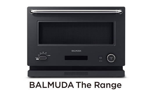 バルミューダ BALMUDA The Rangeブラック K09A-BK／JP ｜ BALMUDA バルミューダ ザ・レンジ オーブンレンジ オーブン 家電 おしゃれ リビング キッチン モダンクラシック
