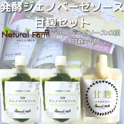 
                  発酵ジェノベーゼソース&甘麹A4-8_ 発酵食品 ジェノベーゼ パスタ ソース イタリアン 甘酒 【1482021】
                