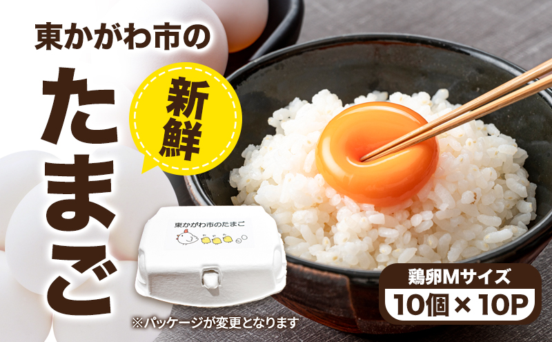 東かがわ市のたまご「鶏卵Mサイズ(10個×9P＋割れ保障1p　合計10P) たまご 卵 鶏卵