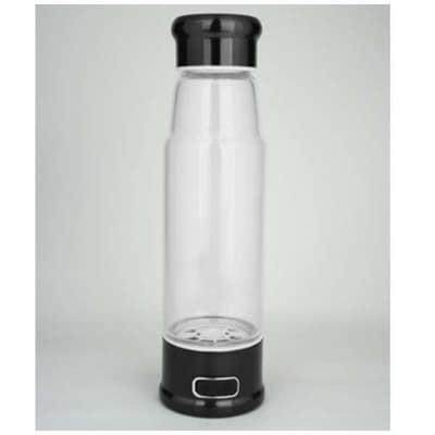 【飲みたい時にすぐ飲める《日本製》充電式携帯水素水生成器】エイチツープラス B−1501BKブラック【1262218】
