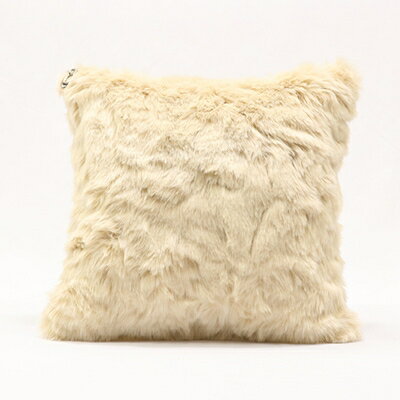 【ふるさと納税】OKADA TEXTILE ミニエコファークッション(ベージュ)【1143747】