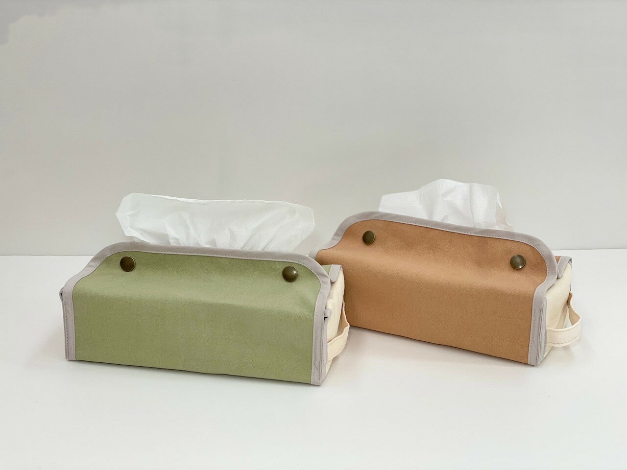 【ふるさと納税】 のこり染 ティッシュボックスカバー エコ SDGs 株式会社艶金 〔824-314〕 岐阜県 大垣市