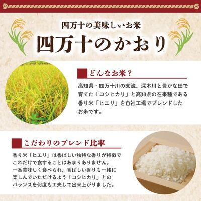 ふるさと納税 四万十市 【令和7年産】香り米入りブレンド米「四万十のかおり」10kg R8 |  | 01
