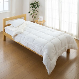 ウール100％ 羊毛掛け布団 セミダブル｜寝具 布団 掛け布団 肌掛け布団 セミダブル オールシーズン寝具 1年中使える布団 洗える布団 天然素材 吸湿 保温 天竺ニット 泉大津市