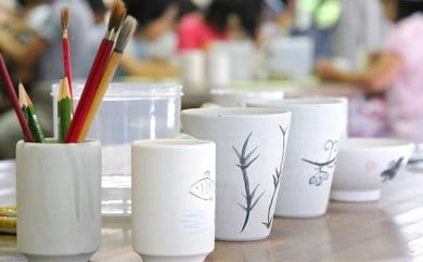 陶芸　絵付け（マグカップ）　ペア体験券