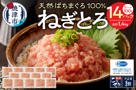 焼津の天然まぐろたたき 鉢100％ねぎとろ F7 (a12-169)