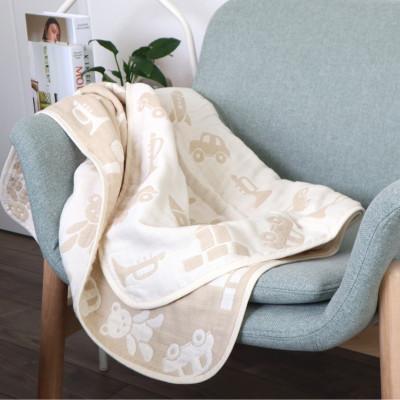 ふるさと納税 泉佐野市 【babybear】泉州南部織 6重ガーゼハーフケット(ベージュ)　010B1074 |  | 02